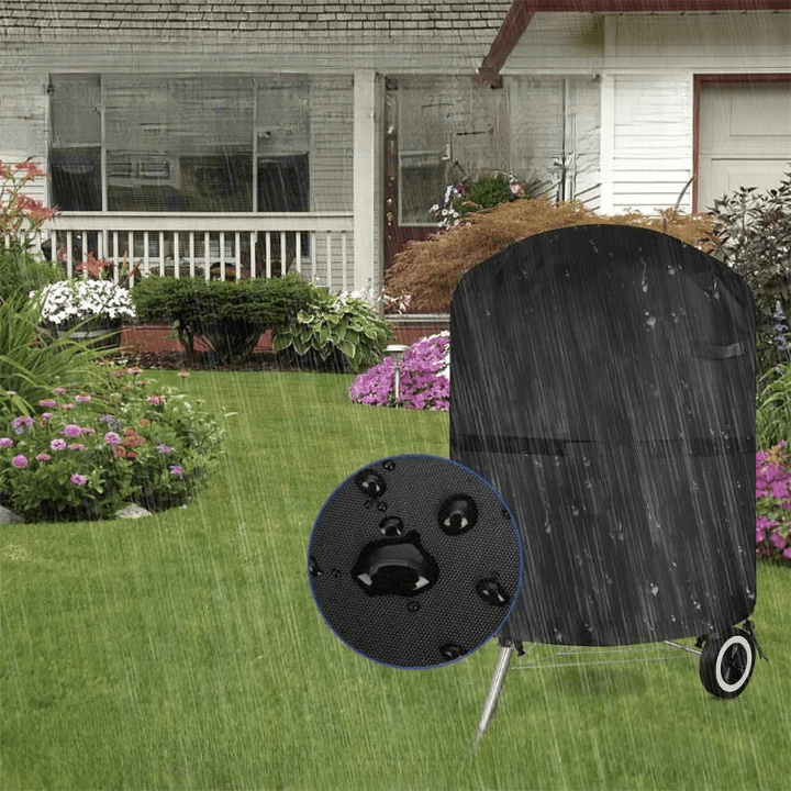 GrillGuard Luxe Waterproof Barbecue Cover – Stylish Protection for Outdoors