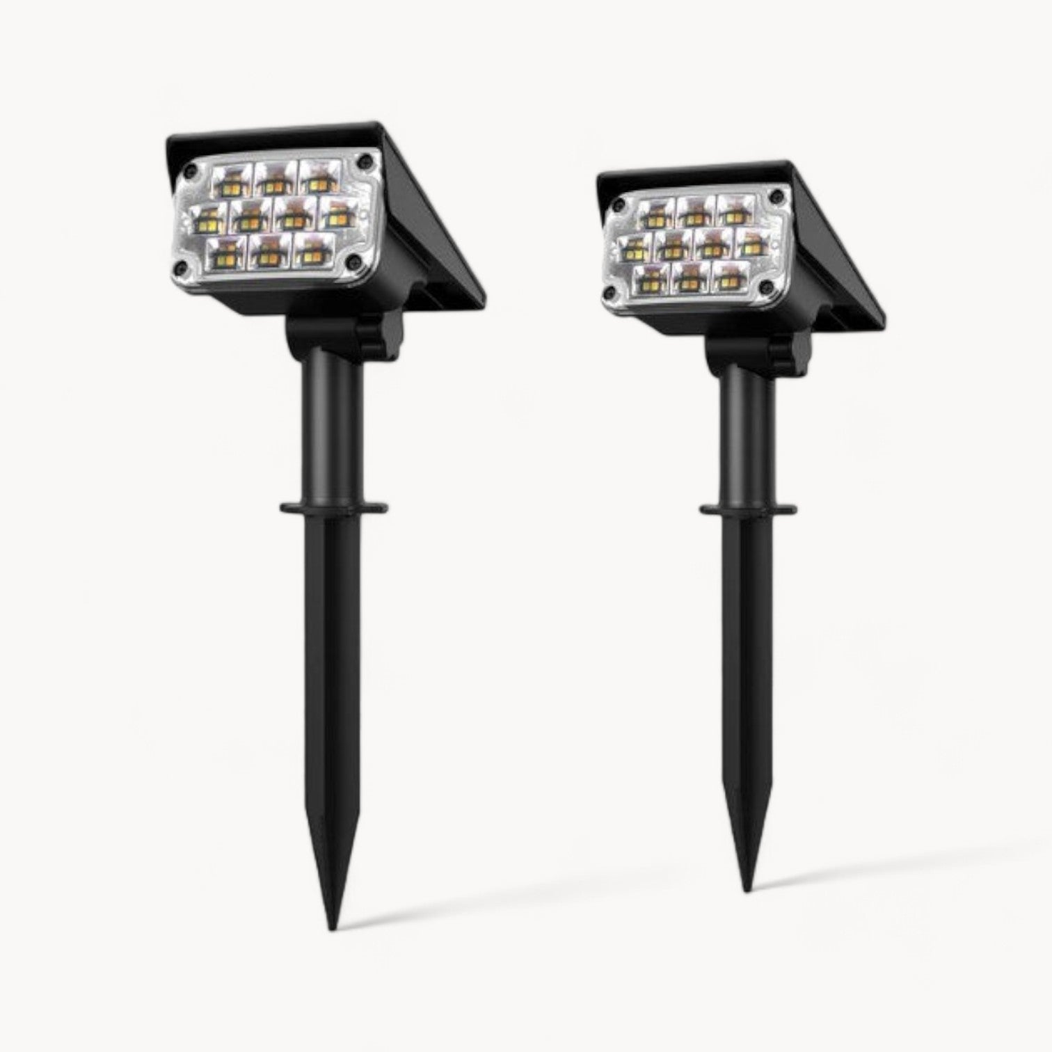 SolarLuxe – Draadloze LED Tuinspot Deluxe met Automatische Aan/Uit-Functie