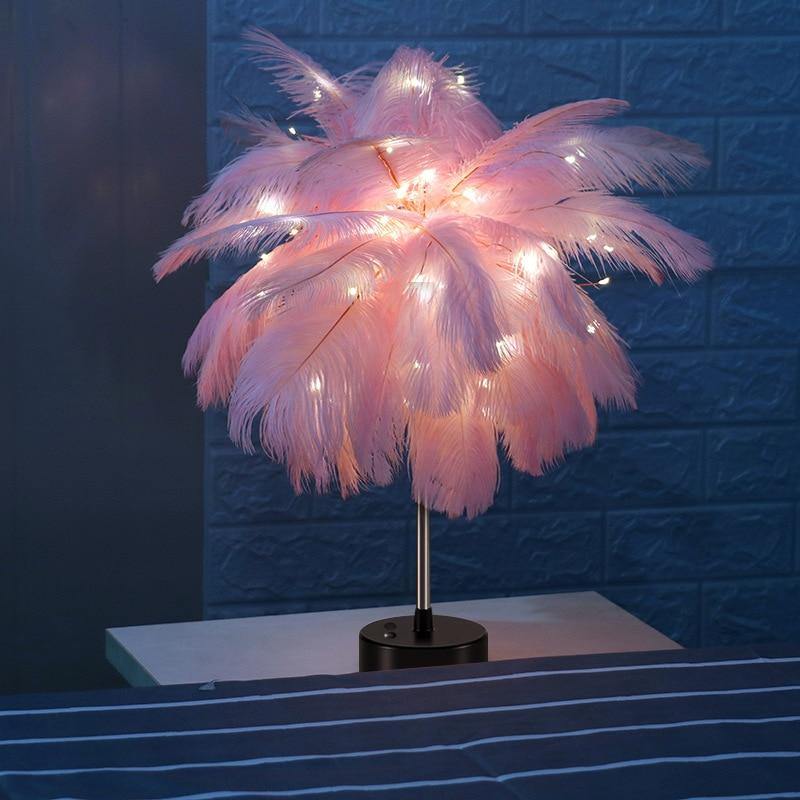 Fairy – Table Lamp with Elegant Plumes