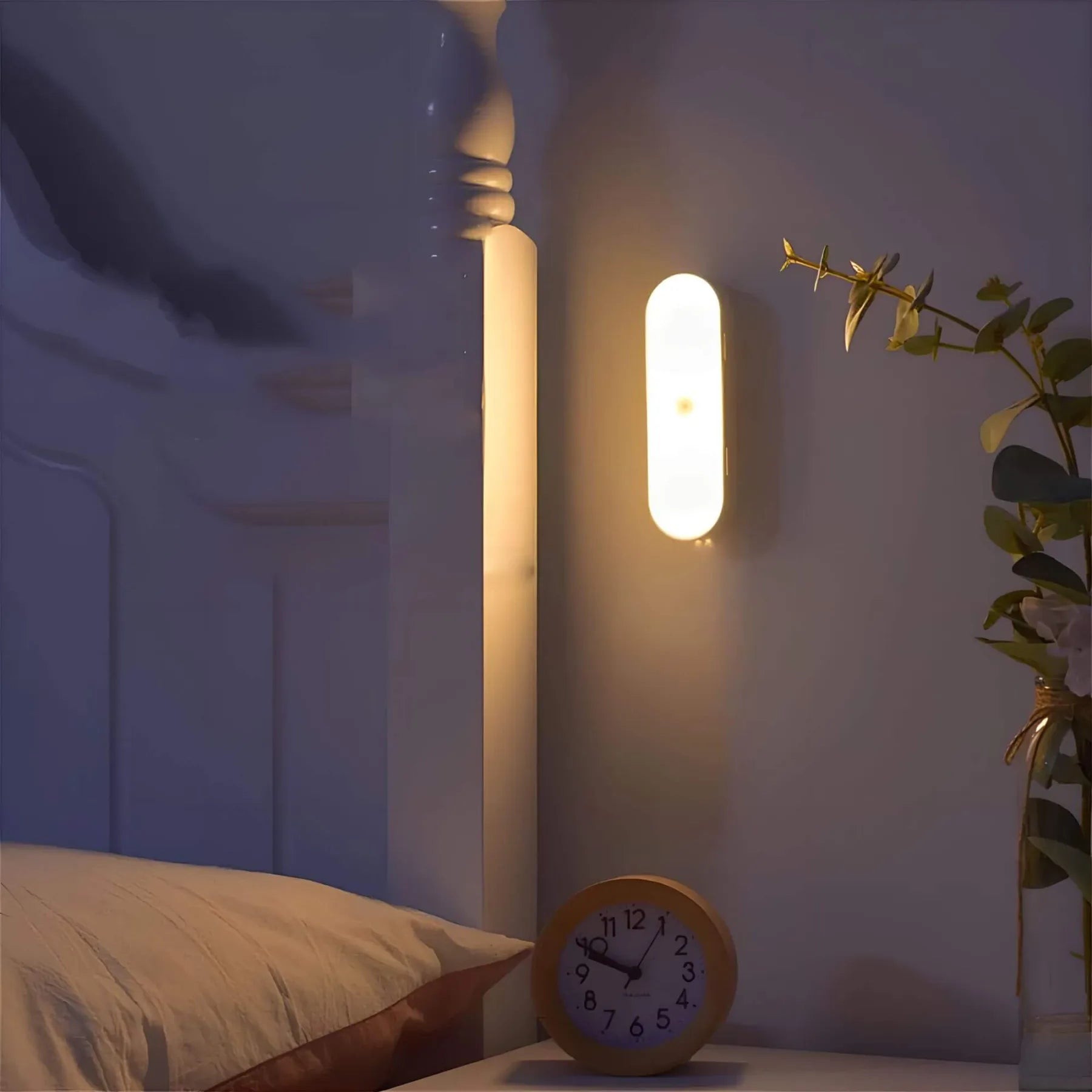 MotionGlow – Stijlvolle Draadloze Wandlamp met Bewegingssensor voor Veiligheid en Comfort