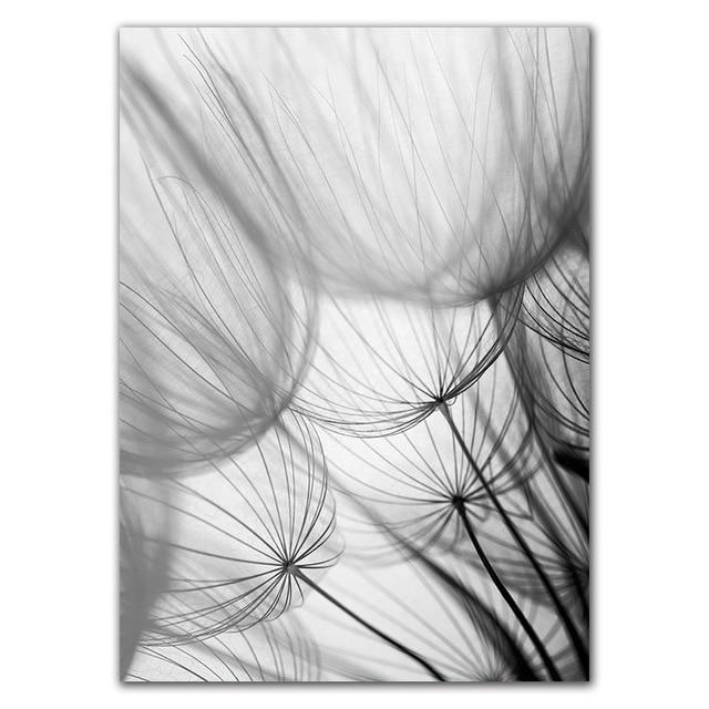 LumiFlora Elegant Dandelion Wall Decoration – Timeless Art for a Calm Interior