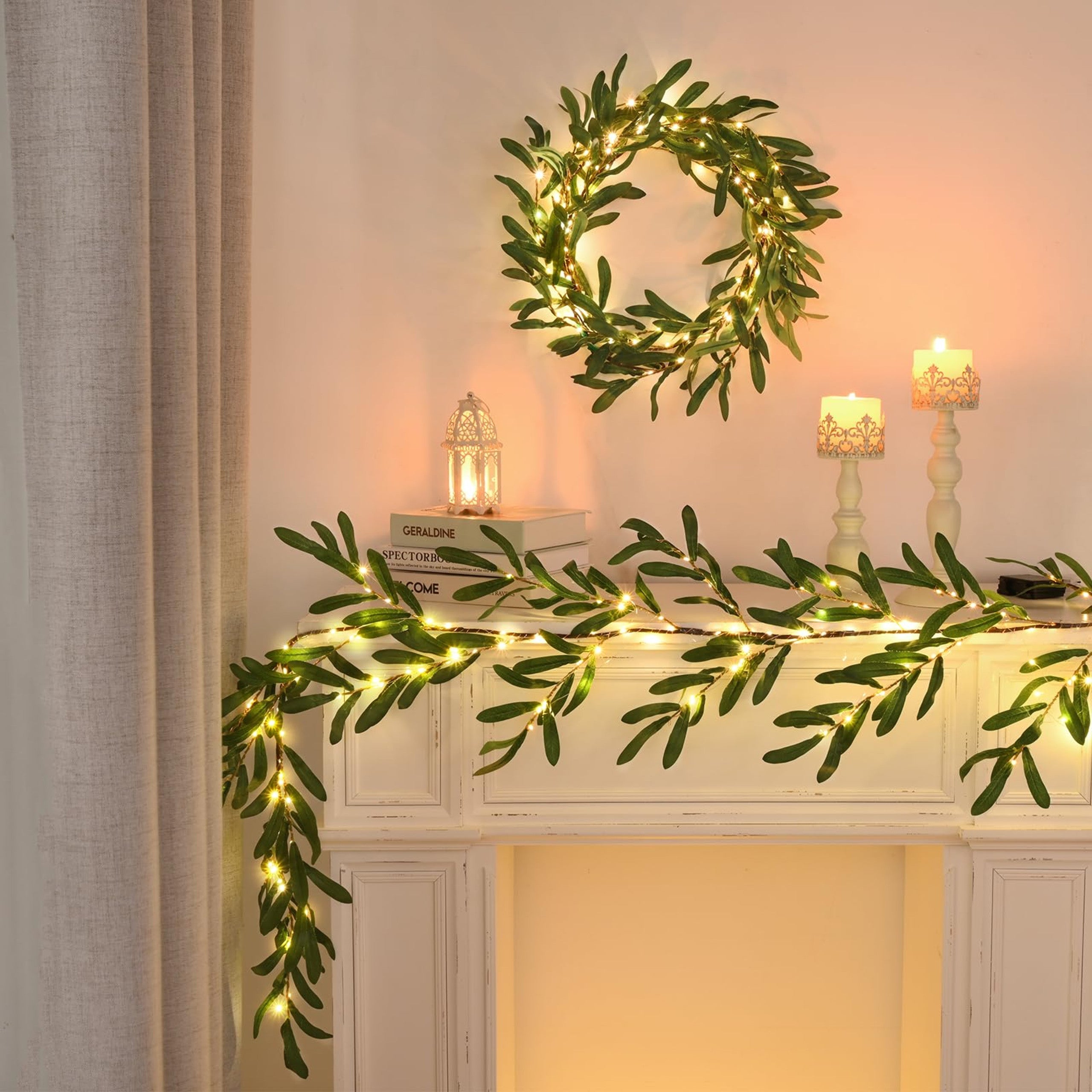 EnchantaLite – Atmospheric LED Olive Branch for Indoors and Outdoors