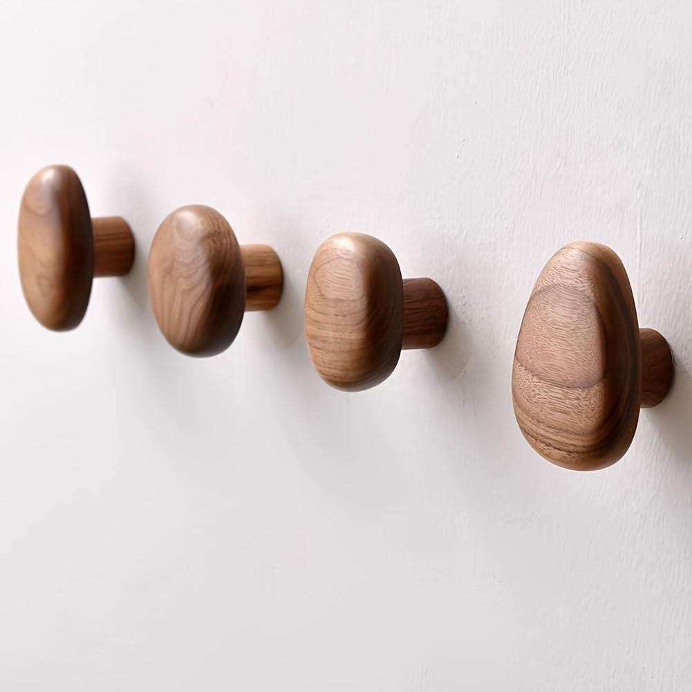 OakPebble – Natural Wooden Wall Hooks with Organic Design for a Stylish Interior