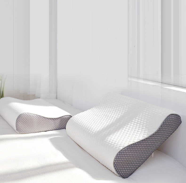 OrthoBamboo – Ergonomic Memory Foam Pillow with Removable Bamboo Cover for Neck and Back Support