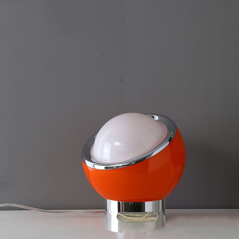 OpalGlow – Minimalist Bauhaus Table Lamp with Elegant Opal Gloss