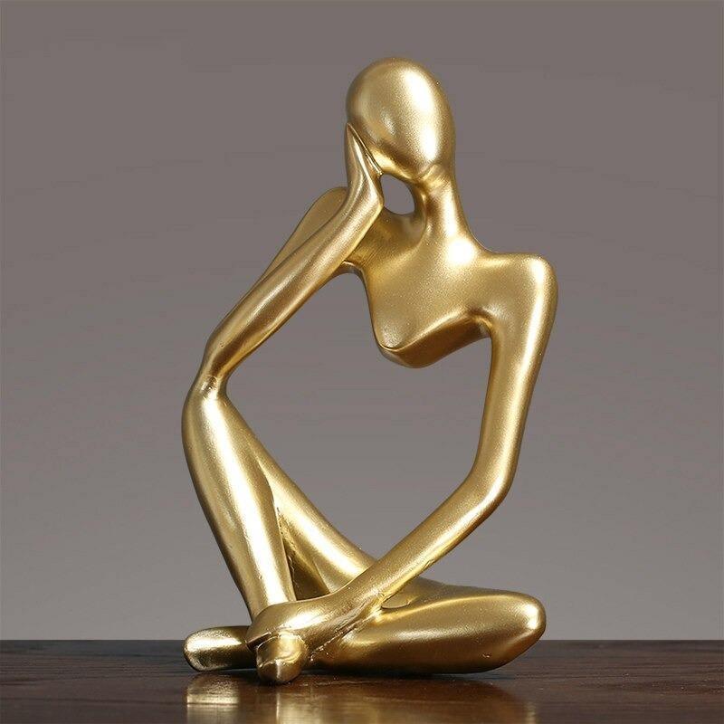 ArtMind – Minimalist Thinker Sculpture with Modern Elegance