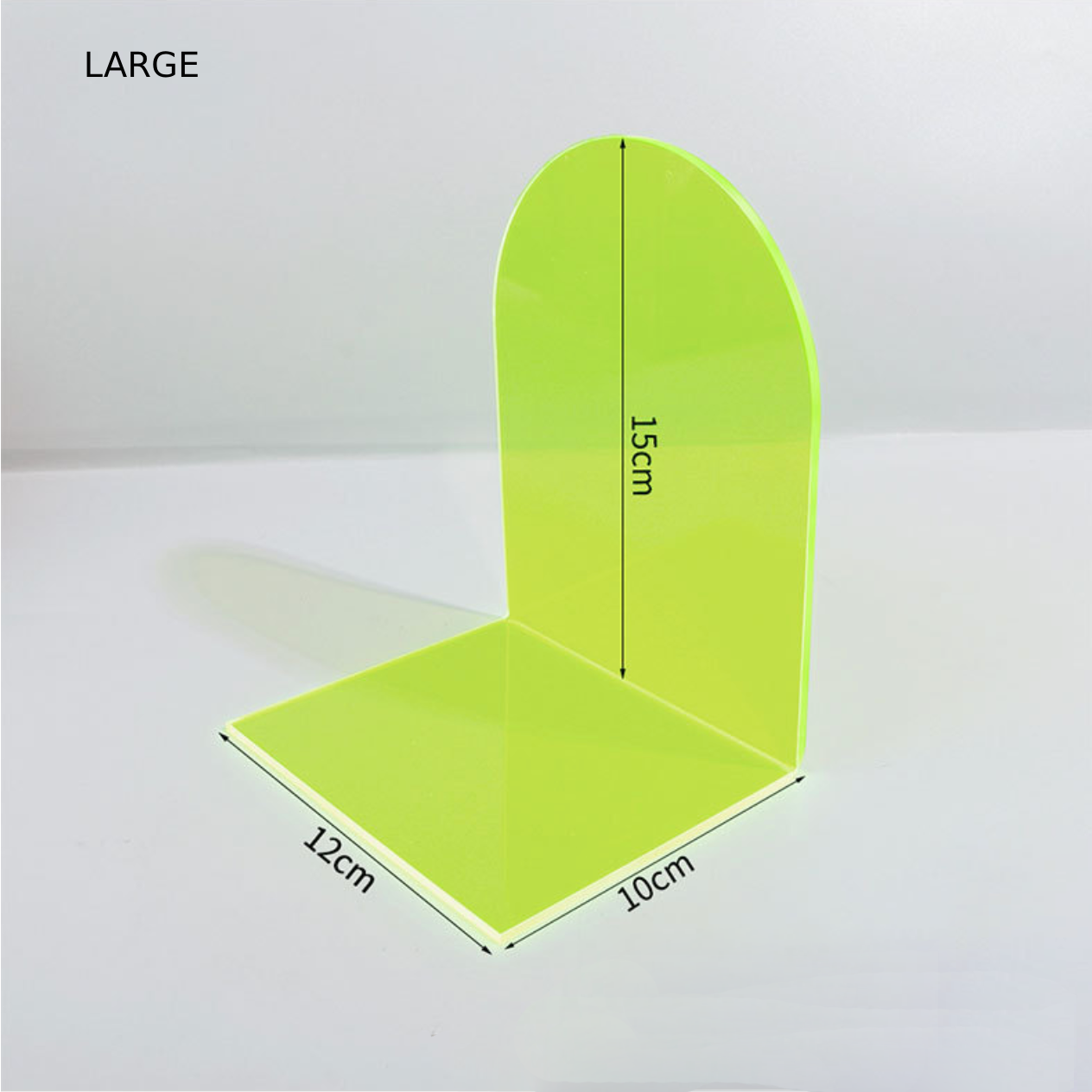 LumiGlow – Neon Acrylic Bookends with Stylish Color Accents