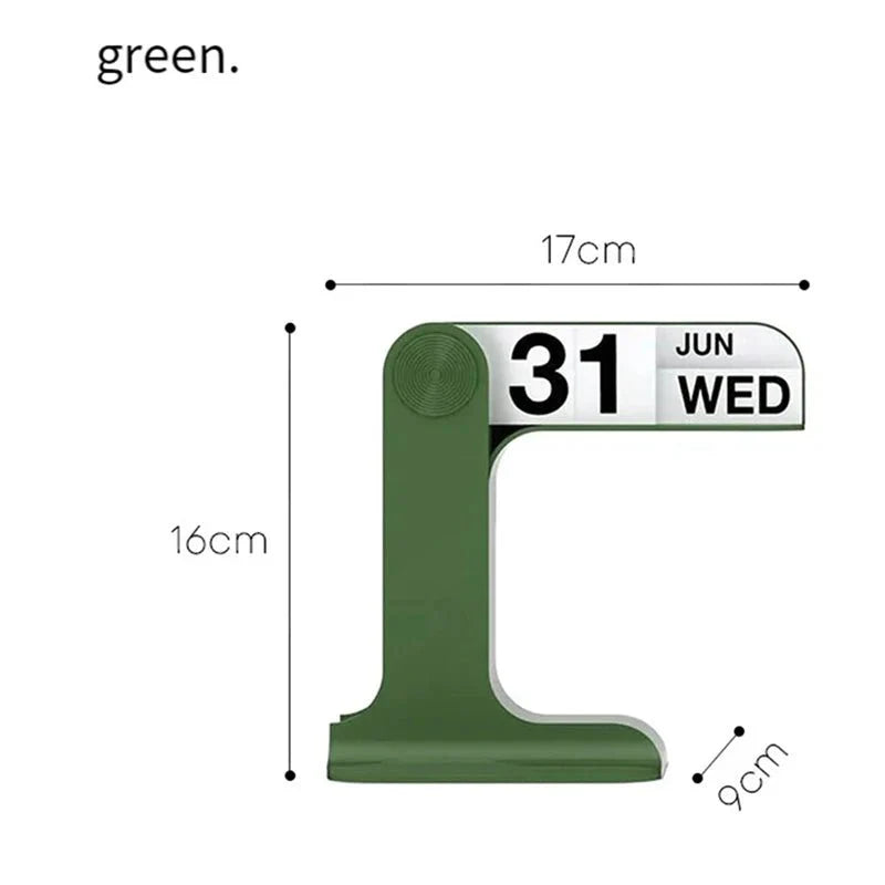 TimelessSpin – Stylish Rotatable Desk Calendar with Scandinavian Design