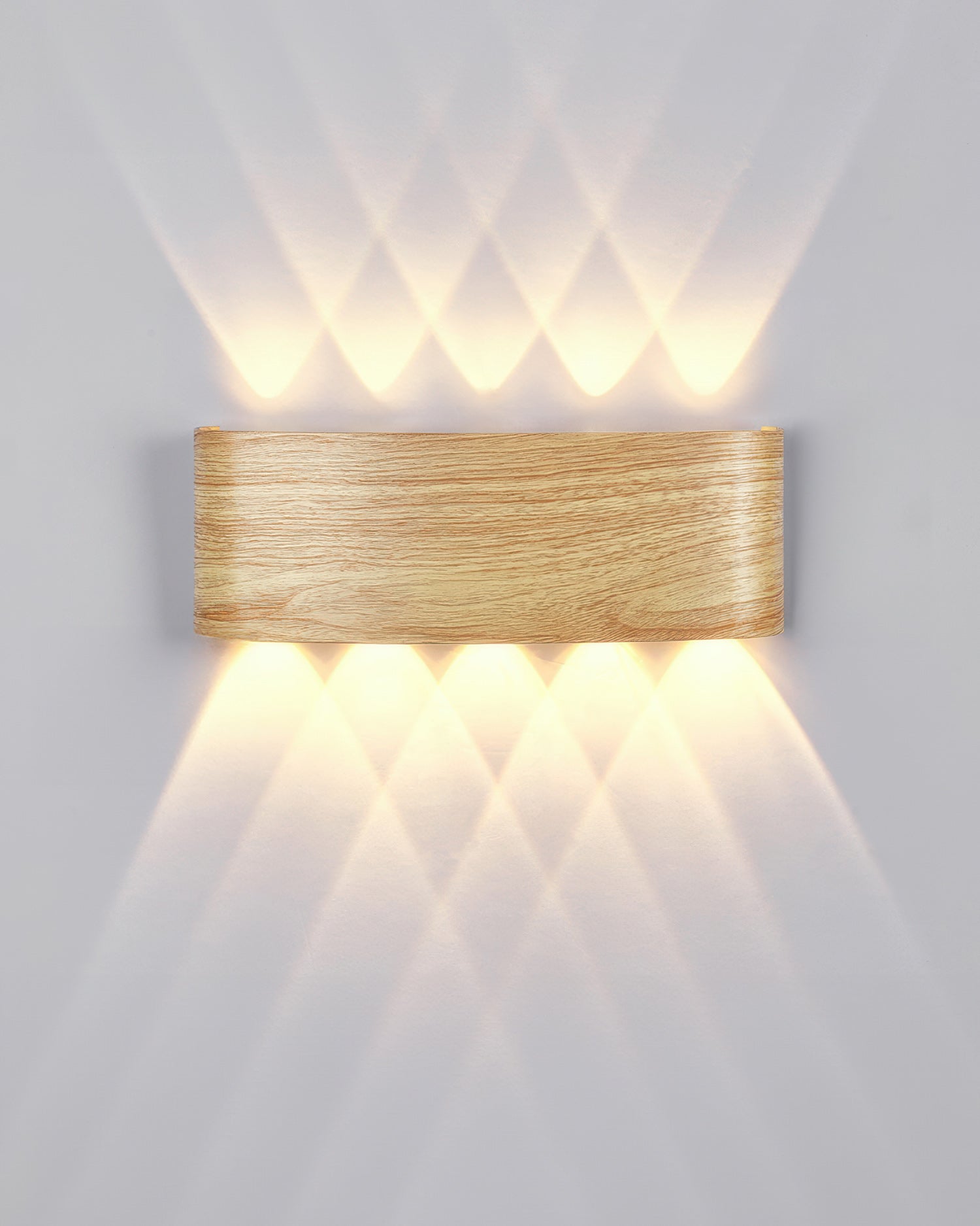 LumiCraft – Luxe Wandlamp met Houtnerf voor Tijdloze Sfeer