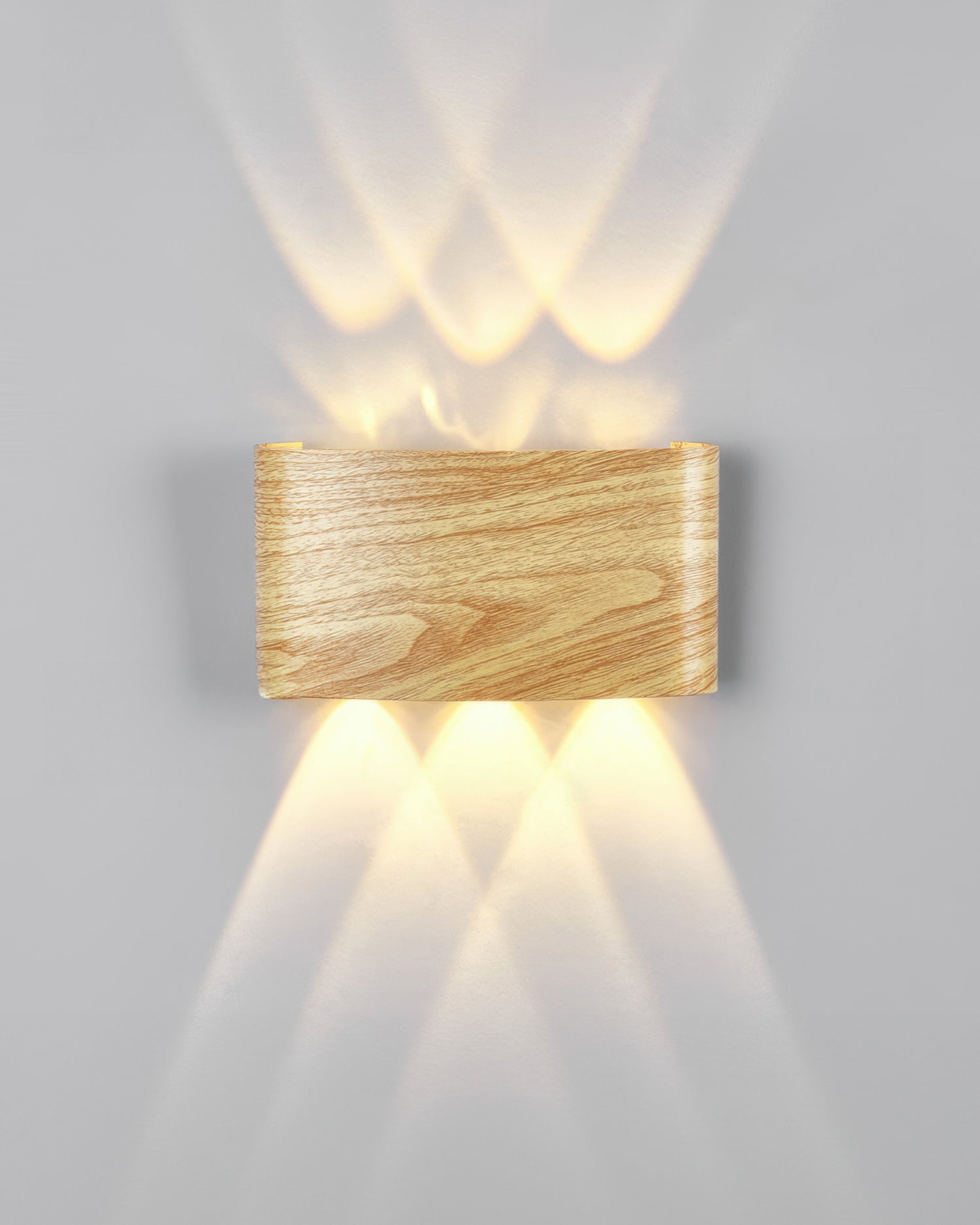 LumiCraft – Luxe Wandlamp met Houtnerf voor Tijdloze Sfeer