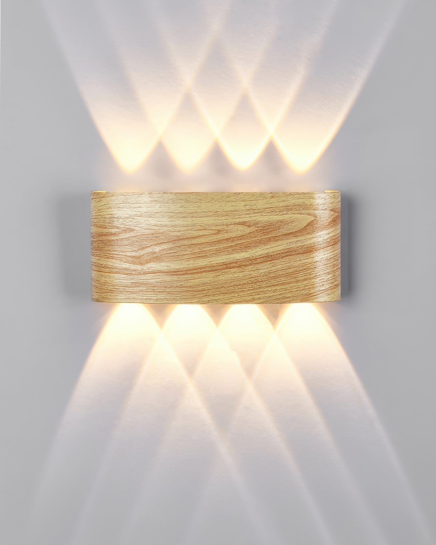 LumiCraft – Luxe Wandlamp met Houtnerf voor Tijdloze Sfeer