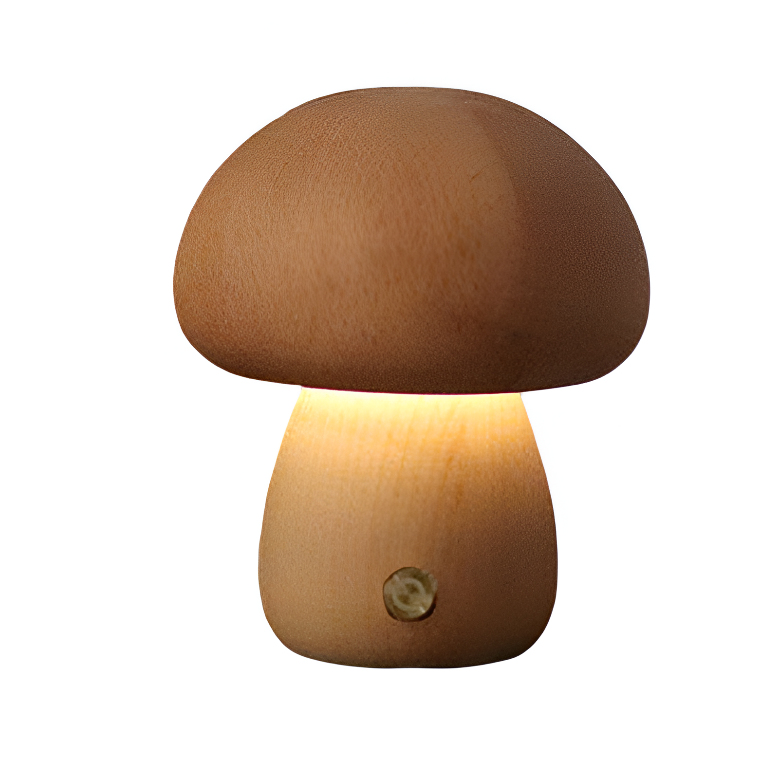 MushRoomGlow – Vintage Table Lamp with Wooden Design for a Cozy Atmosphere