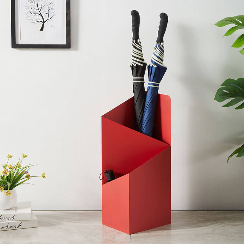 Auroline Elegant Metal Umbrella Stand – Scandinavian Design for a Stylish Hall