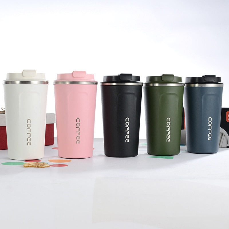 GlowSip – Pastel Thermo Mug with Insulating Stainless Steel Double Wall & Leak-proof Closure