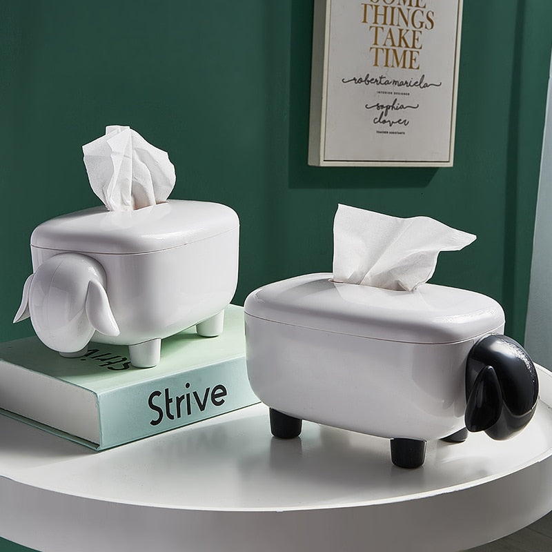 BaaBox – Playful Sheep Tissue Box with Stylish Design