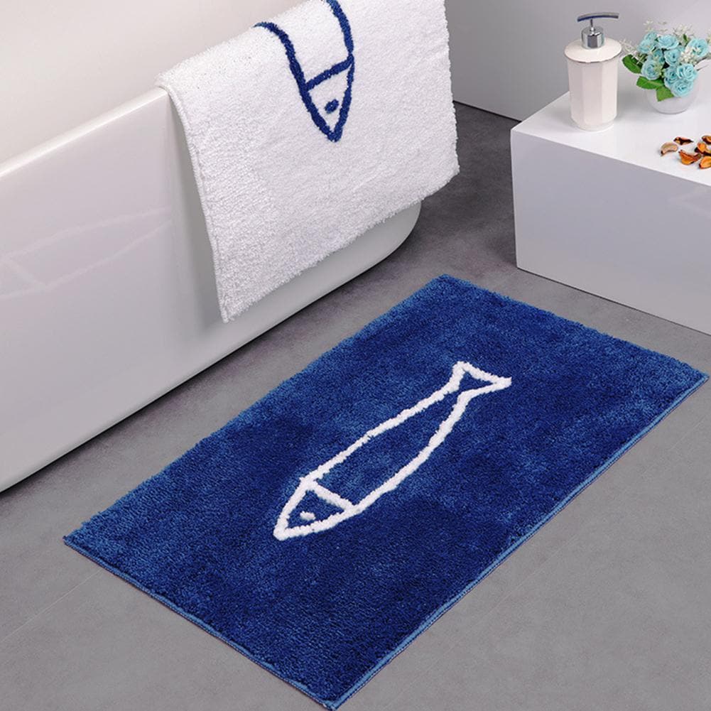 LuxeHaven – Weelderige Badmat met Ultra-Zachte Chenille en Anti-Slip Onderkant