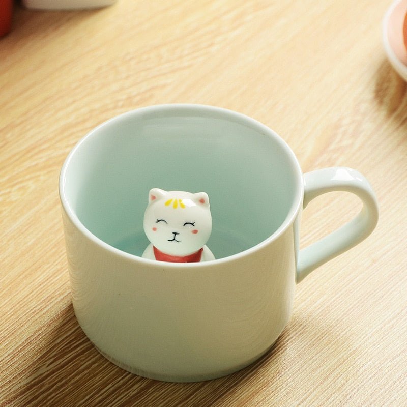 CeramiQ | Playful Luxury Ceramic Animal Mug for a Stylish & Cheerful Interior