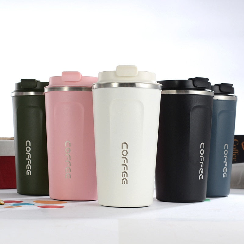 GlowSip – Pastel Thermo Mug with Insulating Stainless Steel Double Wall & Leak-proof Closure