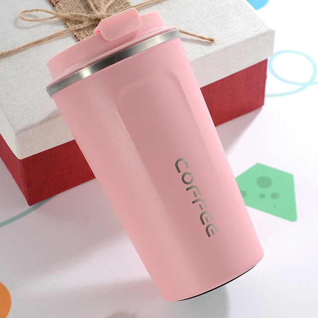 GlowSip – Pastel Thermo Mug with Insulating Stainless Steel Double Wall & Leak-proof Closure