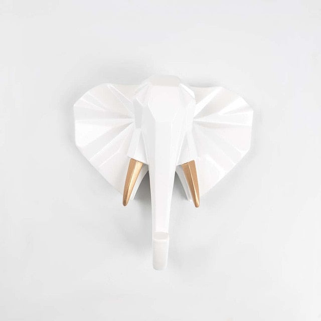 FormaLuxe – Stylish Animal Wall Hooks with Geometric Design for Unique Interiors