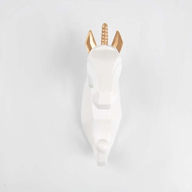 FormaLuxe – Stylish Animal Wall Hooks with Geometric Design for Unique Interiors