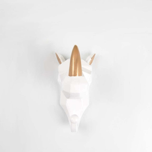 FormaLuxe – Stylish Animal Wall Hooks with Geometric Design for Unique Interiors
