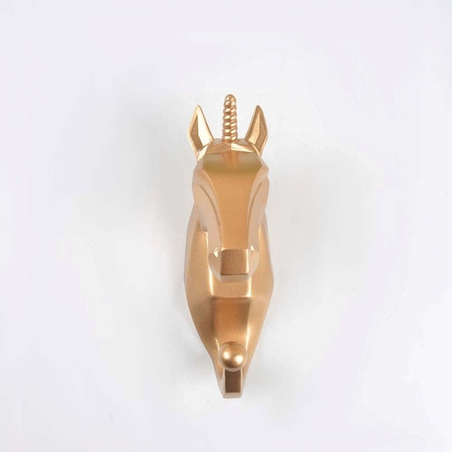 FormaLuxe – Stylish Animal Wall Hooks with Geometric Design for Unique Interiors