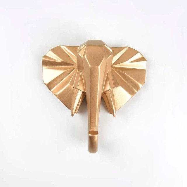 FormaLuxe – Stylish Animal Wall Hooks with Geometric Design for Unique Interiors