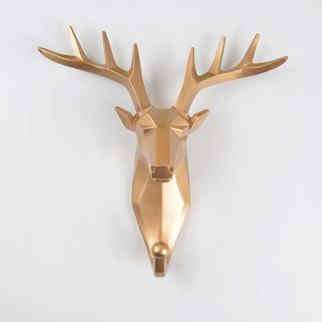 FormaLuxe – Stylish Animal Wall Hooks with Geometric Design for Unique Interiors