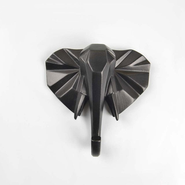FormaLuxe – Stylish Animal Wall Hooks with Geometric Design for Unique Interiors