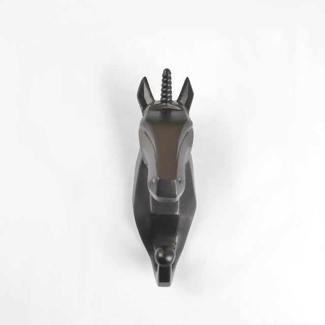 FormaLuxe – Stylish Animal Wall Hooks with Geometric Design for Unique Interiors