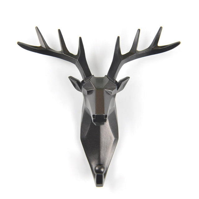 FormaLuxe – Stylish Animal Wall Hooks with Geometric Design for Unique Interiors
