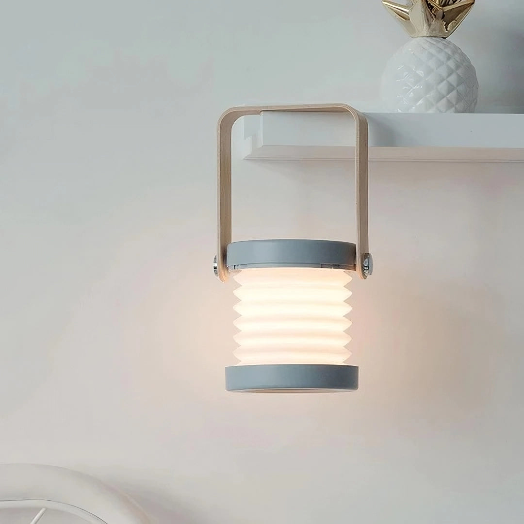 LumiGlow – Luxury Foldable LED Lantern with Scandinavian Design for Your Interior