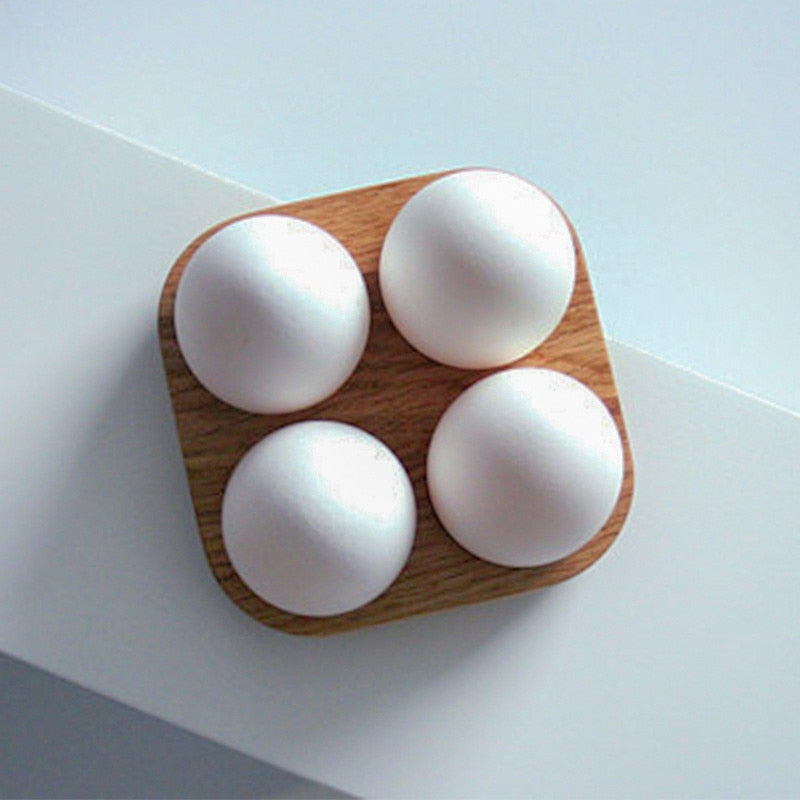 RusticNest – Handmade Wooden Egg Holder for an Organized Kitchen