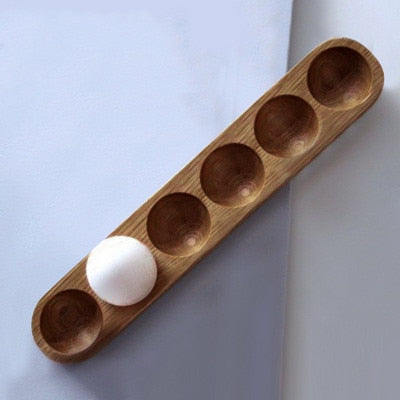 RusticNest – Handmade Wooden Egg Holder for an Organized Kitchen