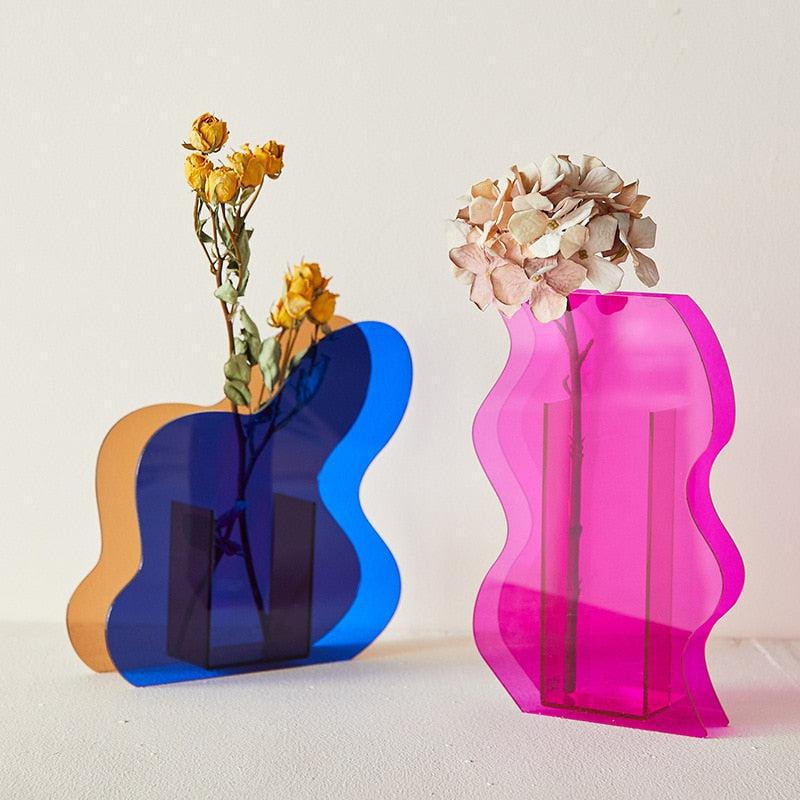 Prism Light Acrylic Vase & Desktop Accent