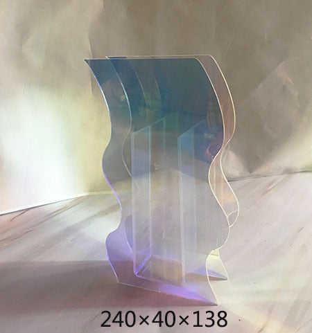 Prism Light Acrylic Vase & Desktop Accent