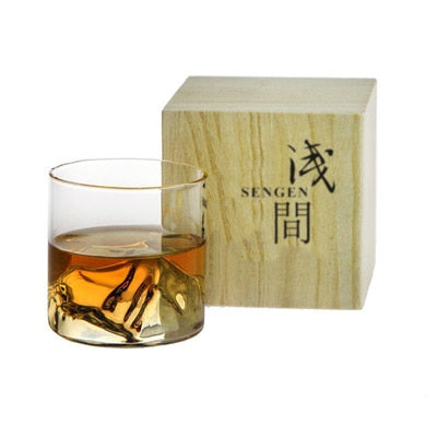 NuchiGlow Luxe Crystal Whiskey Glass – Stylish Enjoyment with Japanese Design