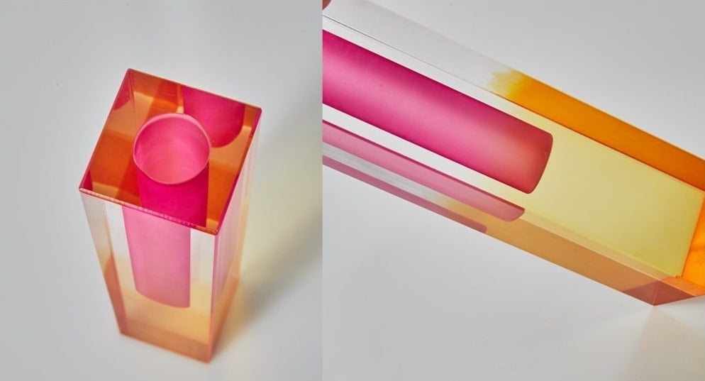 LumiForm – Prisma Acryl Vaas & Organizer met Modern Design