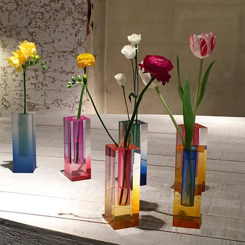 LumiForm – Prisma Acryl Vaas & Organizer met Modern Design