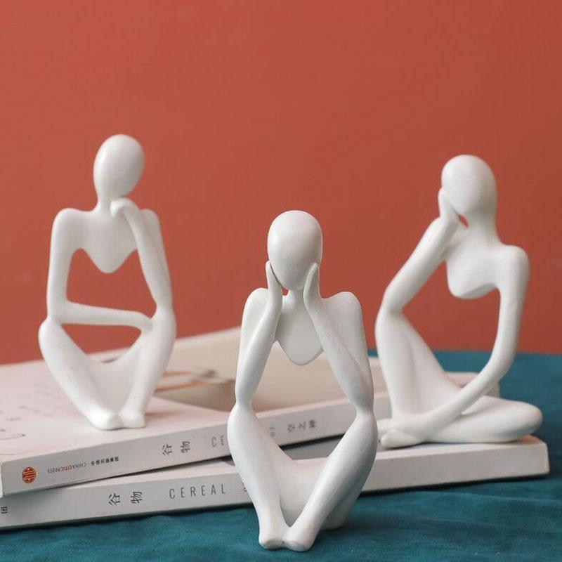 ArtMind – Minimalist Thinker Sculpture with Modern Elegance