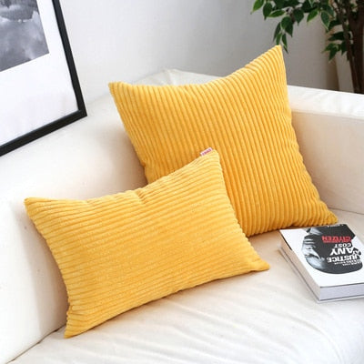 VeluLuxe – Super Soft Corduroy Cushion Cover with Timeless Warmth & Comfort