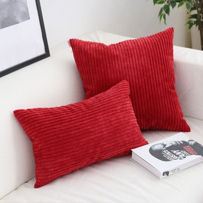 VeluLuxe – Super Soft Corduroy Cushion Cover with Timeless Warmth & Comfort