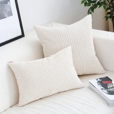 VeluLuxe – Super Soft Corduroy Cushion Cover with Timeless Warmth & Comfort