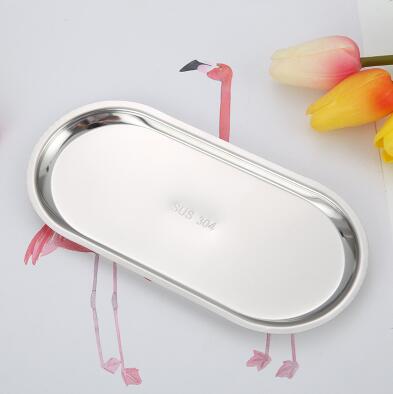 LumeTray – Minimalistic Metal Display Tray for Stylish Organization