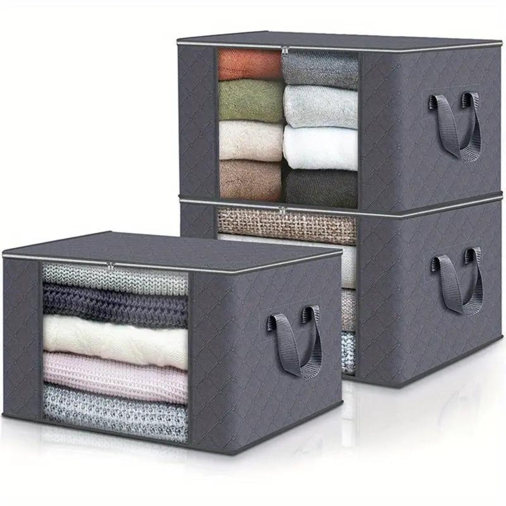 LumiFold Luxe Foldable Storage Bag – Stylish Fabric Organizer for an Organized Interior