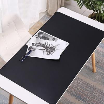 LuxeVire Elegant Desk Mat – Water-Repellent Faux Leather for a Stylish Workspace