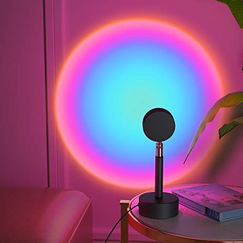 GlowDusk – Sunset Lamp met Verstelbare Kleuren en Hoek