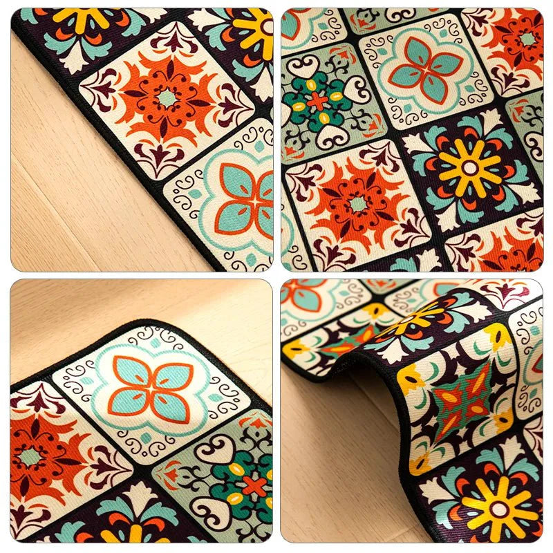 VeloraTex Luxe Kitchen Mat – Stylish Non-slip Textile Mat for a Warm & Cozy Interior