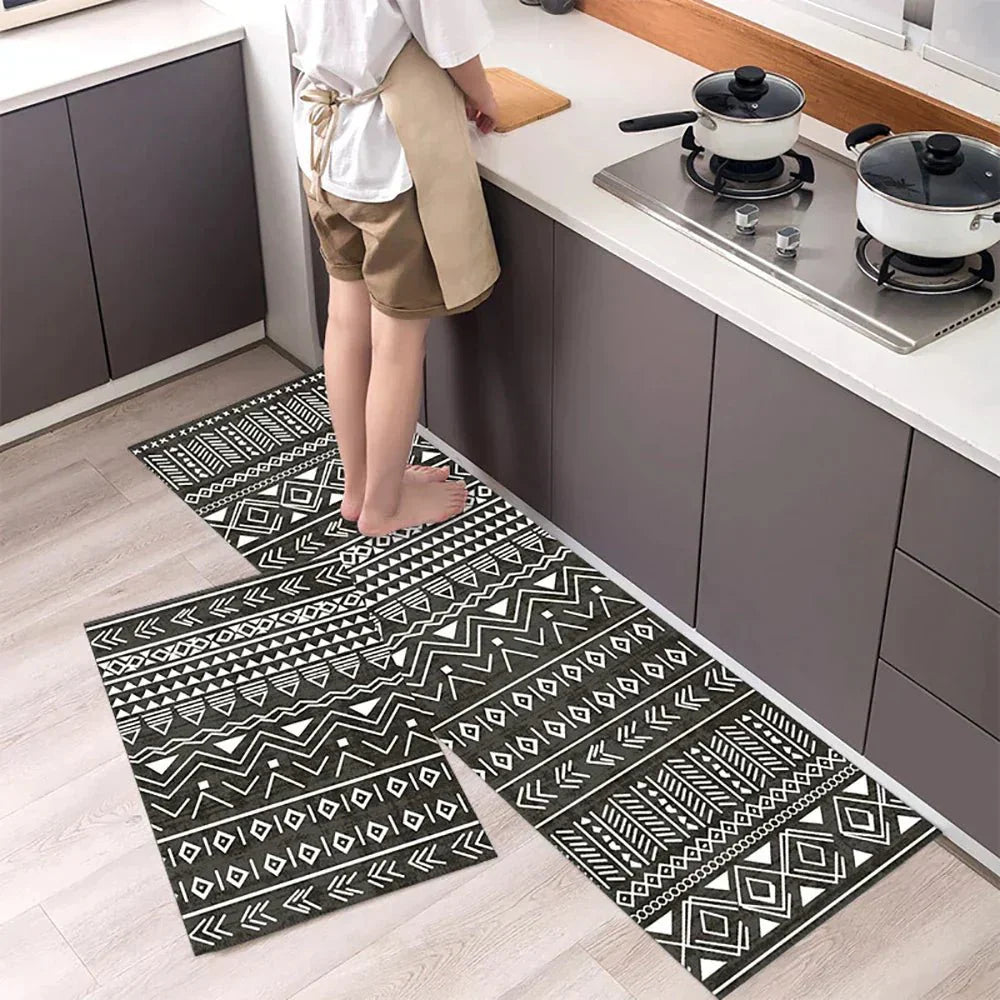 VeloraTex Luxe Kitchen Mat – Stylish Non-slip Textile Mat for a Warm & Cozy Interior